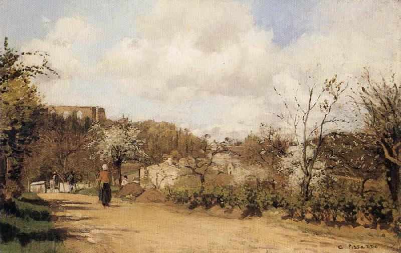 Camille Pissarro Spring in Louveciennes China oil painting art